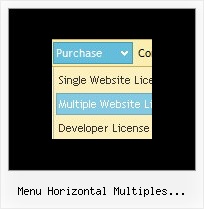 Menu Horizontal Multiples Submenus Flash Download Menu Desplegable Para