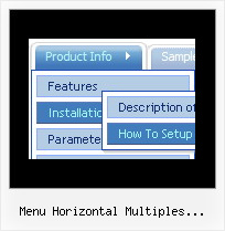 Menu Horizontal Multiples Submenus Flash Download Javascript Tree Menu Tutorial