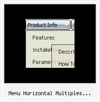 Menu Horizontal Multiples Submenus Flash Download Scroll En Javascript