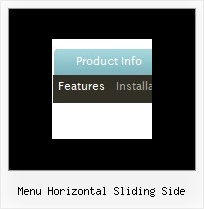 Menu Horizontal Sliding Side Dhtml Web Application System