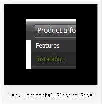 Menu Horizontal Sliding Side Html List Menu
