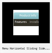 Menu Horizontal Sliding Side Ejemplo Javascript And States