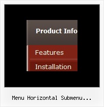 Menu Horizontal Submenu Javascript Html Example Vertical Horizontal Javascript Menu