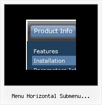 Menu Horizontal Submenu Javascript Html Example Html Dropdown Style