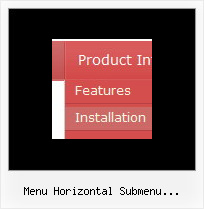 Menu Horizontal Submenu Javascript Html Example Relative Drop Down Menu