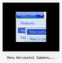 Menu Horizontal Submenu Javascript Html Example Javascript Sliding Layers