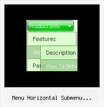Menu Horizontal Submenu Javascript Html Example Vertical Pull Down Menu Code