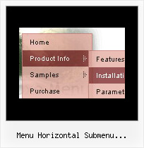 Menu Horizontal Submenu Javascript Html Example Html Menus