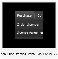 Menu Horizontal Vert Css Scrit Exemple Template Maker