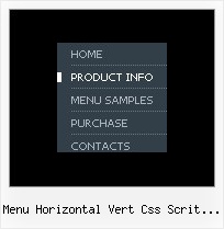 Menu Horizontal Vert Css Scrit Exemple Vertical Navigation Script