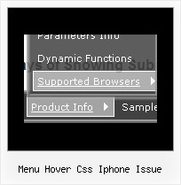 Menu Hover Css Iphone Issue Tutorial Menu Vertical Javascript