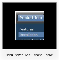 Menu Hover Css Iphone Issue How To Create Pull Down Menu Html