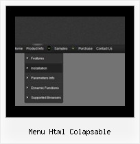 Menu Html Colapsable Dhtml Horizontal Menus