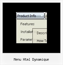 Menu Html Dynamique Javascript Drop Down Menu Samples