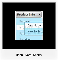 Menu Java Cmsms Sample Code Menu