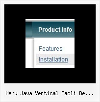 Menu Java Vertical Facli De Instalar Menu Object Example