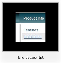 Menu Javascript Submenus In A Pull Down Menu Html