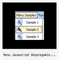 Menu Javascript Desplegable Ejemplo Javascript Expand Fade