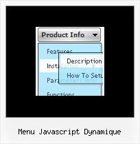 Menu Javascript Dynamique Transparent Javascript Dropdown Menu