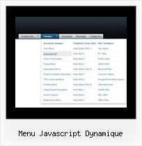 Menu Javascript Dynamique Menu Java Horizontal