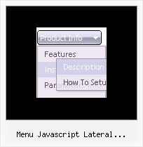 Menu Javascript Lateral Desplegable Vertical Bar Images