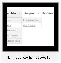 Menu Javascript Lateral Desplegable Javascript Cascading Menu Navigation