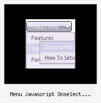 Menu Javascript Onselect Horizontal Make Drop Down Menus Dynamic
