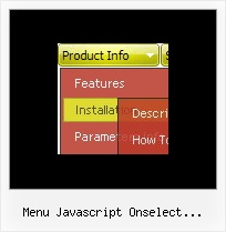 Menu Javascript Onselect Horizontal 3d Menus Dhtml