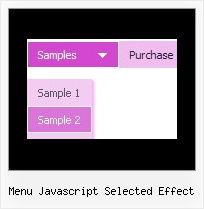 Menu Javascript Selected Effect Javascript Menu Program