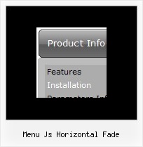 Menu Js Horizontal Fade Simple Dhtml Navigation