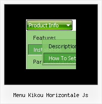Menu Kikou Horizontale Js Css Popup