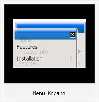 Menu Krpano Dhtml Drop Down Javascript
