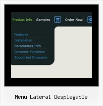 Menu Lateral Desplegable Menu Site Web