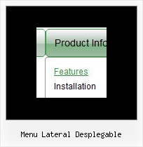 Menu Lateral Desplegable Menu Pulldown
