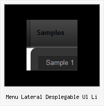 Menu Lateral Desplegable Ul Li Dhtml Menu Tendina