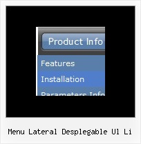 Menu Lateral Desplegable Ul Li Javascript Topmenu