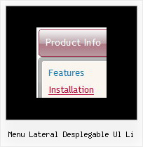 Menu Lateral Desplegable Ul Li Javascripts Tabs Menu