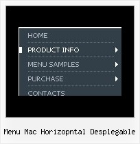 Menu Mac Horizopntal Desplegable Make Flat Menu