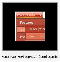 Menu Mac Horizopntal Desplegable Create Rolldown Navigation Menu