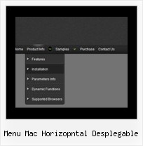 Menu Mac Horizopntal Desplegable Example Of Tab Menu Script