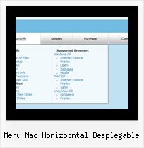 Menu Mac Horizopntal Desplegable Javascript Vertical Drop Down Menus