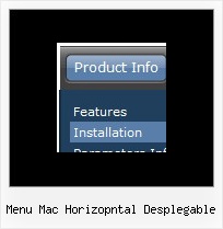 Menu Mac Horizopntal Desplegable Xp Slide Menu Java