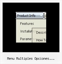 Menu Multiples Opciones Desplegable Html Html Expanding Menu