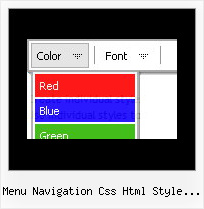 Menu Navigation Css Html Style Win7 Sliding Menu Horizontal