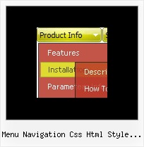 Menu Navigation Css Html Style Win7 Javascript Menu Style Xp Code
