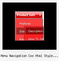 Menu Navigation Css Html Style Win7 Down Menu Javascript