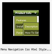 Menu Navigation Css Html Style Win7 Dhtml Dynamic Menus