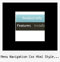 Menu Navigation Css Html Style Win7 Dhtml Xp List