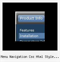 Menu Navigation Css Html Style Win7 Css Drop Down Menus