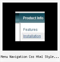 Menu Navigation Css Html Style Win7 Javascript Code Examples For Creating Menu